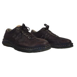 Dr Doc Martens Dawes Brown Oxfords Lace Air Wair Shoes Men's US‎ 8 M